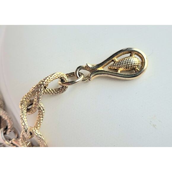 1960s Vintage Coro Signed 5-strand Necklace Gold Tone MCM Excellent Condition - Picture 6 of 9